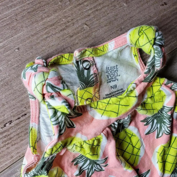 Just One You by Carter's Pineapple Newborn Baby Bundle NB - Picture 10 of 13
